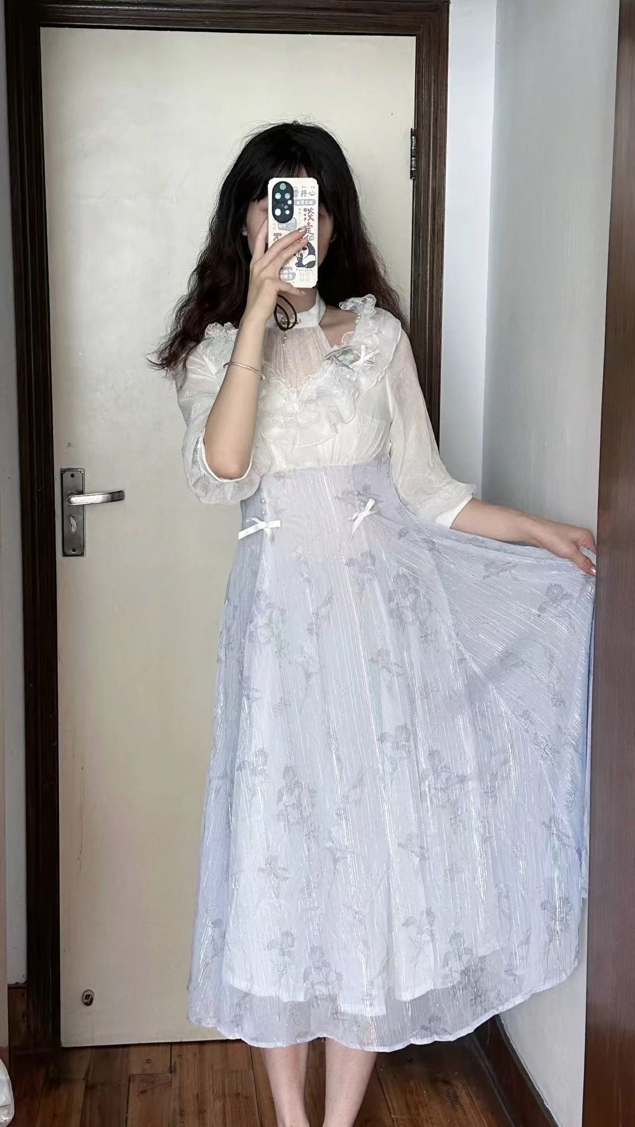 Kadınlar Çiçekli Lolita Tek Pa - French Vintage Floral Midi Dress incelemesi ve fiyatı