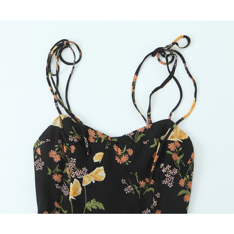 YENKYE Fransız Tarzı Vintage Ç - French Vintage Floral Midi Dress incelemesi ve fiyatı