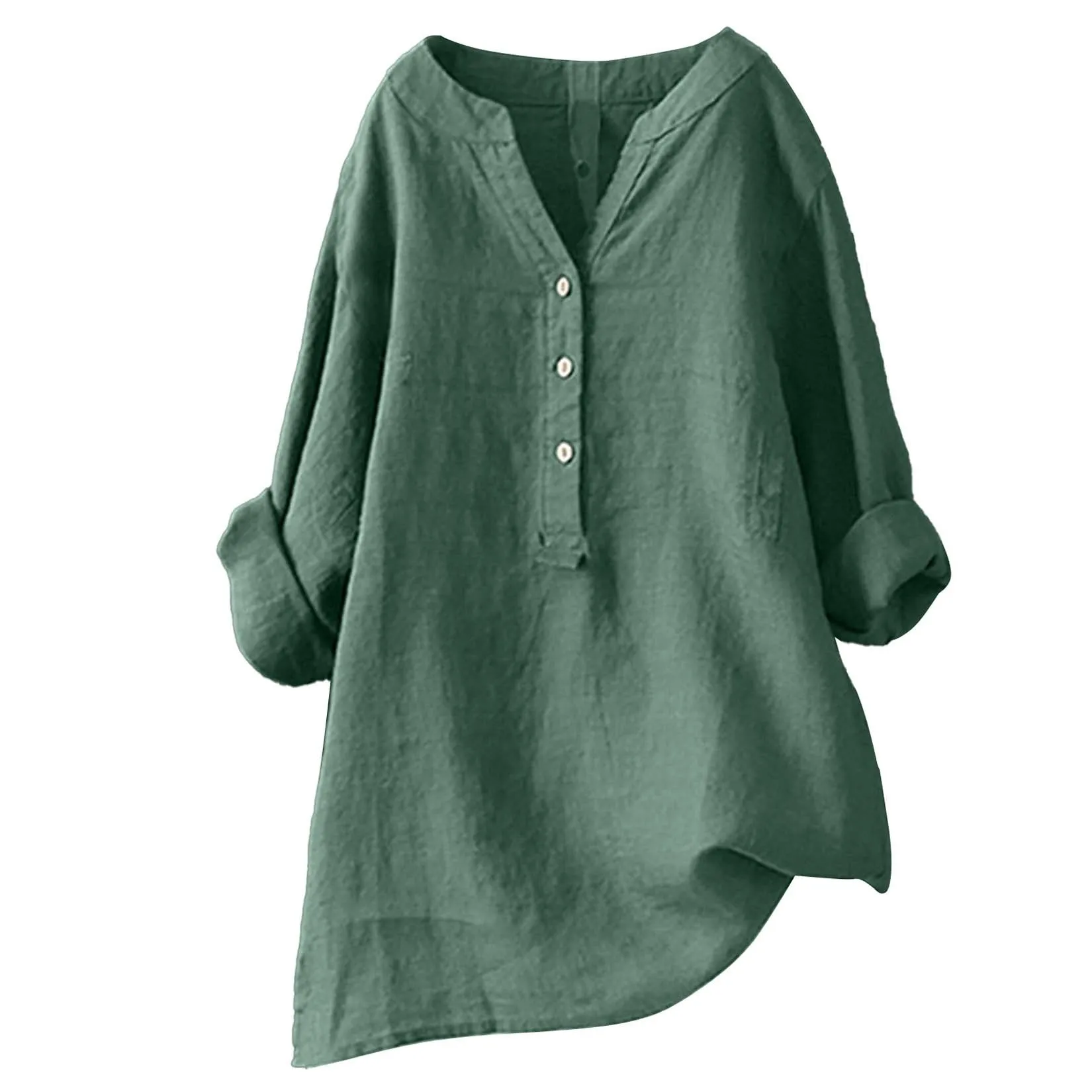 Uniseks Kadın Erkek Pamuklu Ke - Casual Loose Linen Shirt Dress incelemesi ve fiyatı