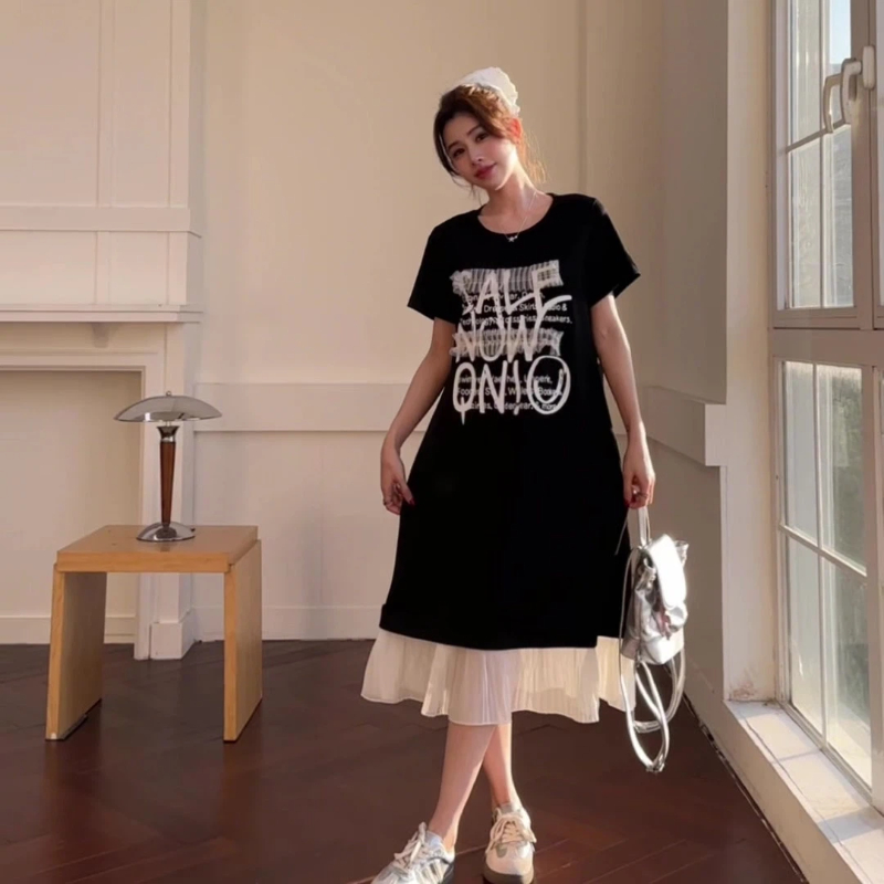 Yeni 2026 Yaz kadın T-Shirt El - Korean Style A Line Shirt Dress incelemesi ve fiyatı