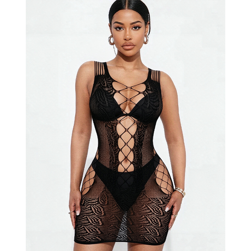 Seksi iç çamaşırı, kadınlar iç - Sexy Mesh Sheer Bodycon Dress incelemesi ve fiyatı