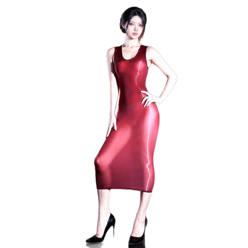 Kadın Seksi Elbise Kolsuz Yağl - Sexy Mesh Sheer Bodycon Dress incelemesi ve fiyatı